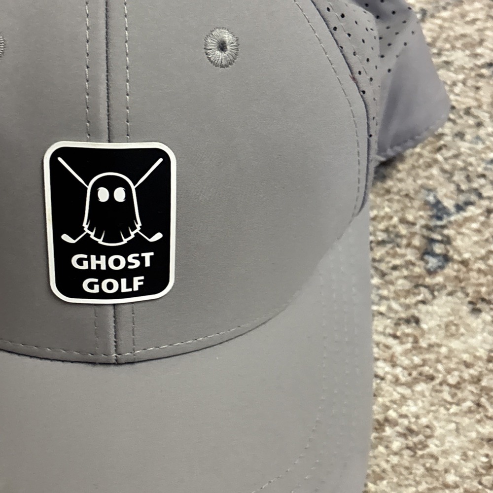 Ghost Golf Icon Patch Snapback Skyview Hat Cap Grey - Picture 4 of 15